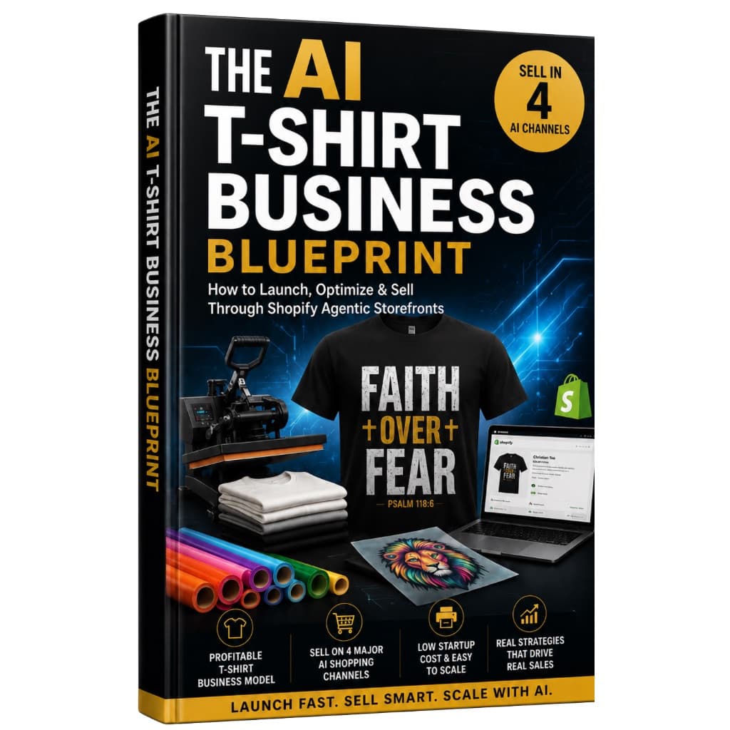 The AI T-Shirt Business Blue Print Ebook