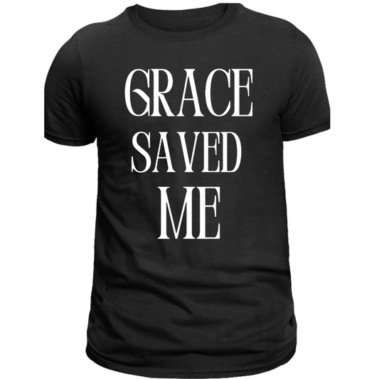 Grace Saved Me Screen Print Heat Transfer