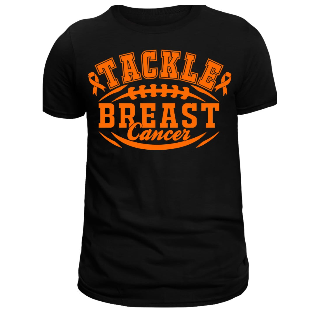 Tackle Breast Cancer Screen Print Heat Transfer| Ready To Press