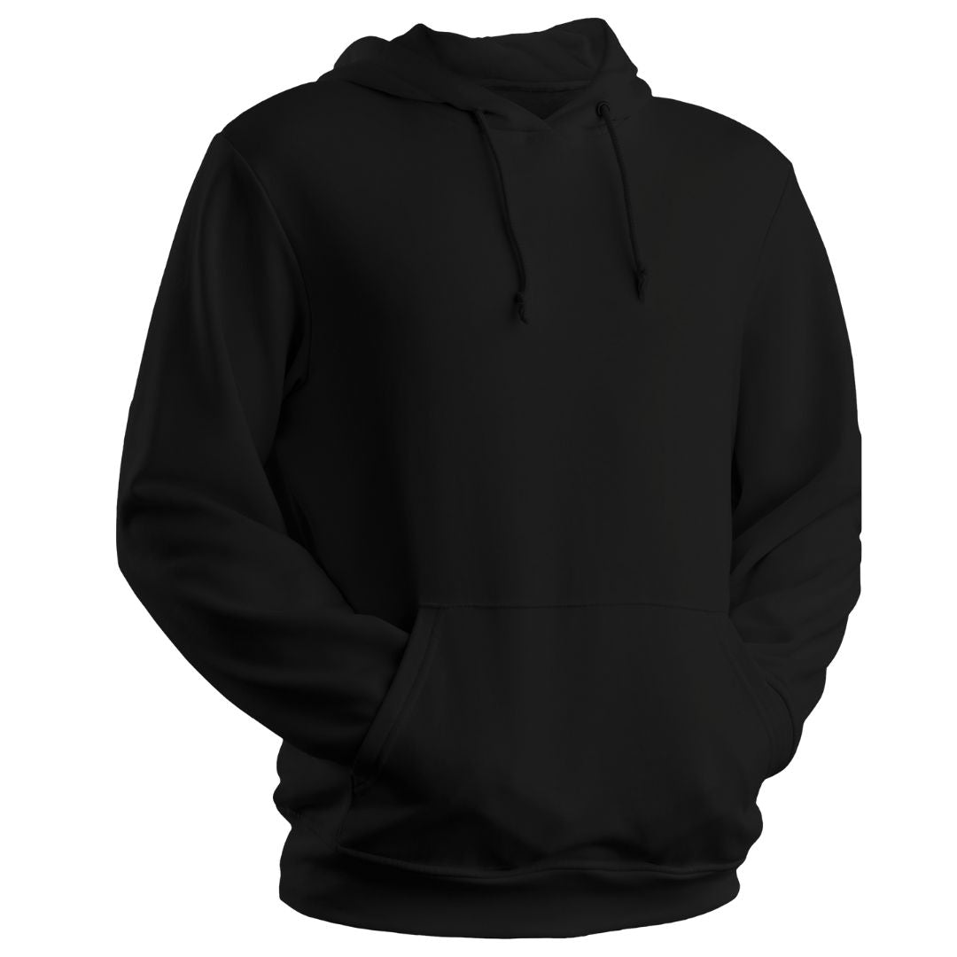 Black 8oz Pull Over Hoodie