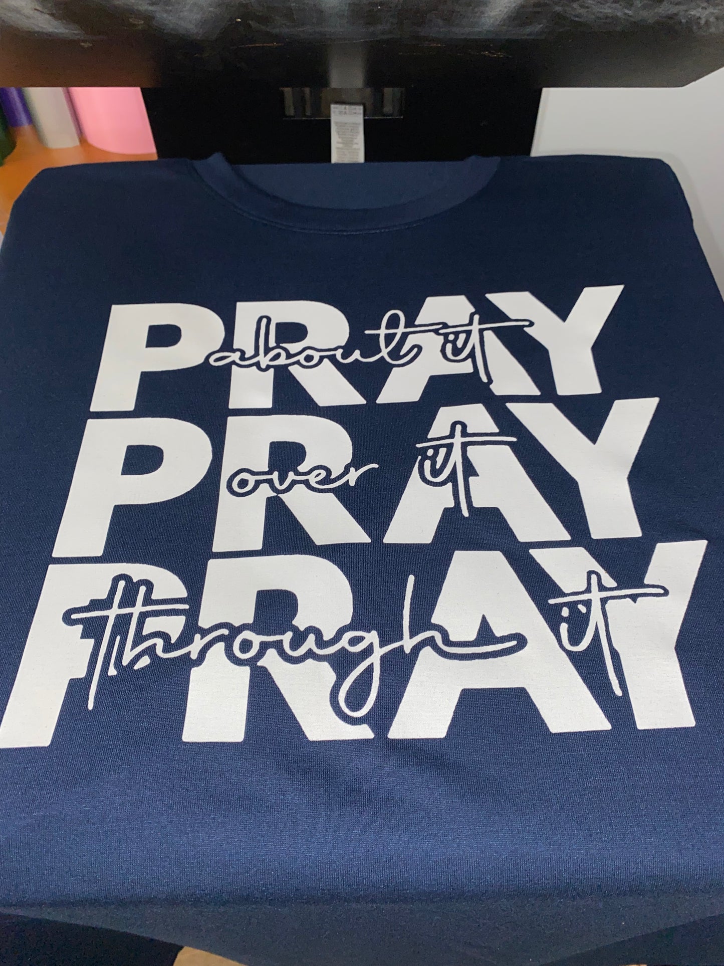 Pray Screen Printed Heat Transfers