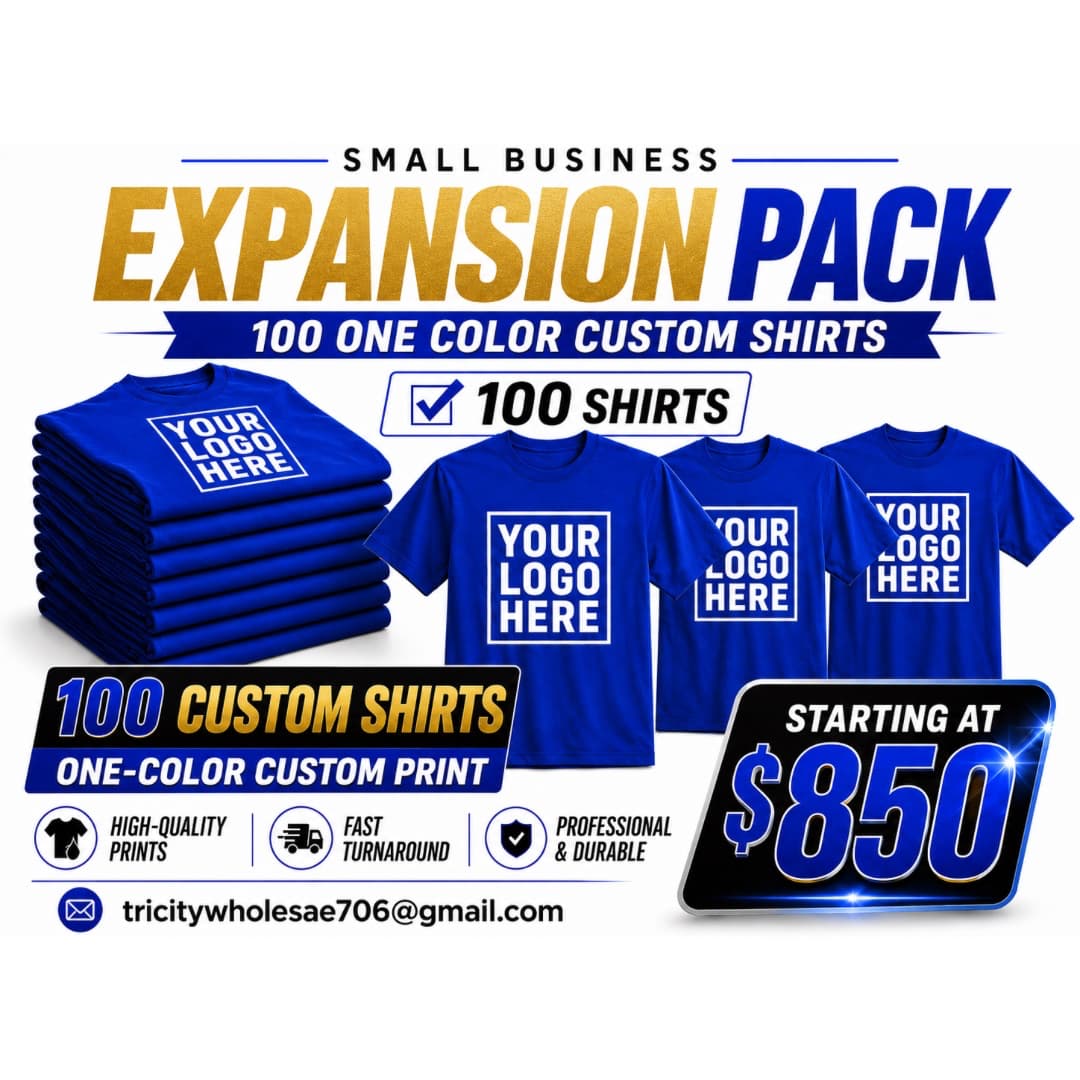 One Color Custom T-Shirt Printing