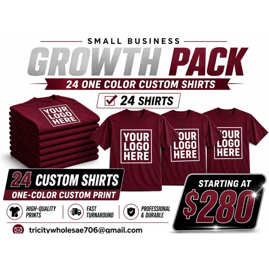 One Color Custom T-Shirt Printing
