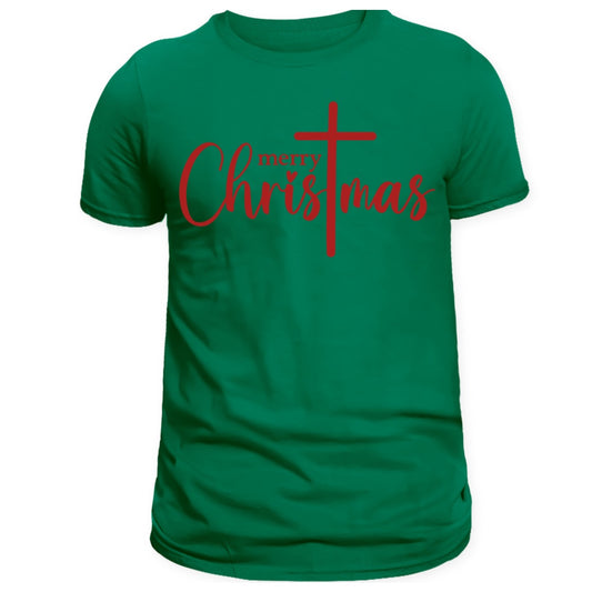 Merry Christmas Screen Print Heat Transfer