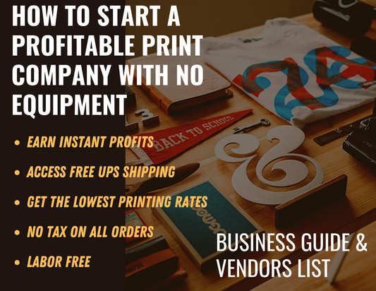 How To Start A Profitable Printing Company With No Equipment
